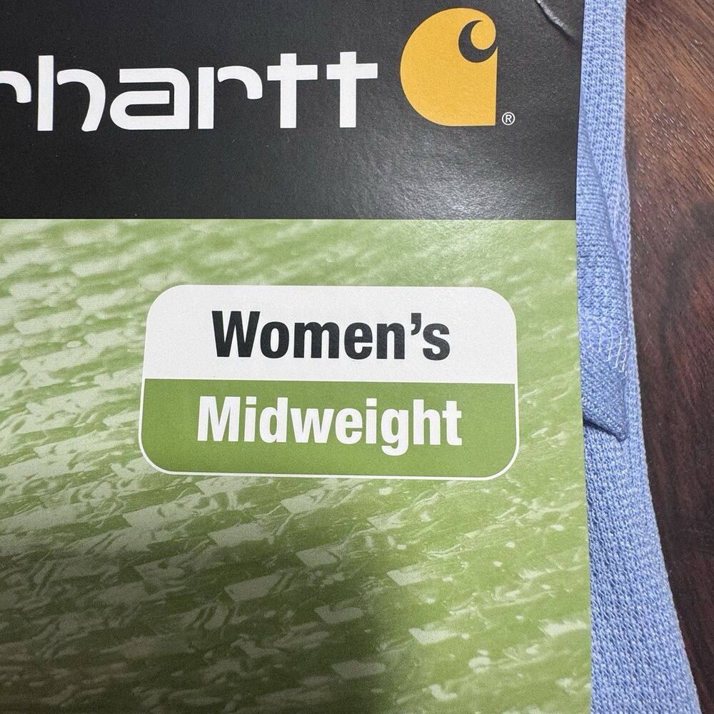 Carhartt Work-Dry Base Layer Women Crew Neck Thermal Shirt Size M 8-10 New Warm - Picture 6 of 12